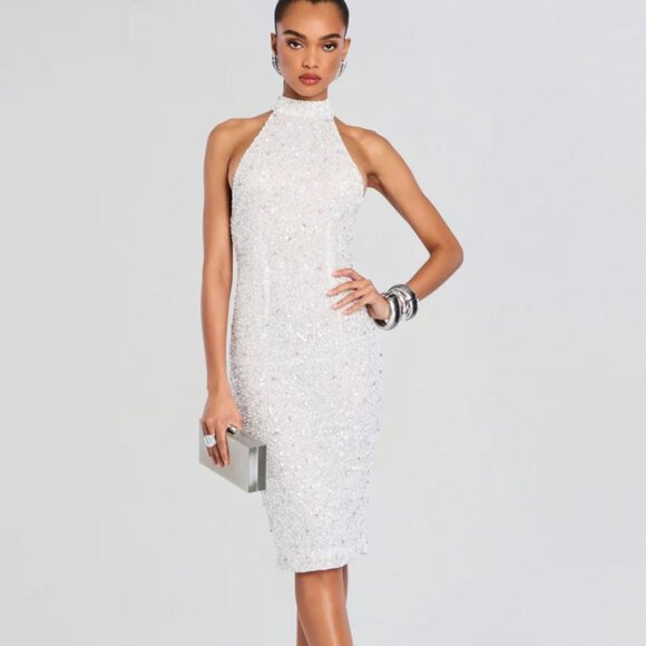 Retrofete Dresses & Skirts - NWT Retrofete Olivia Midi Sequin Dress